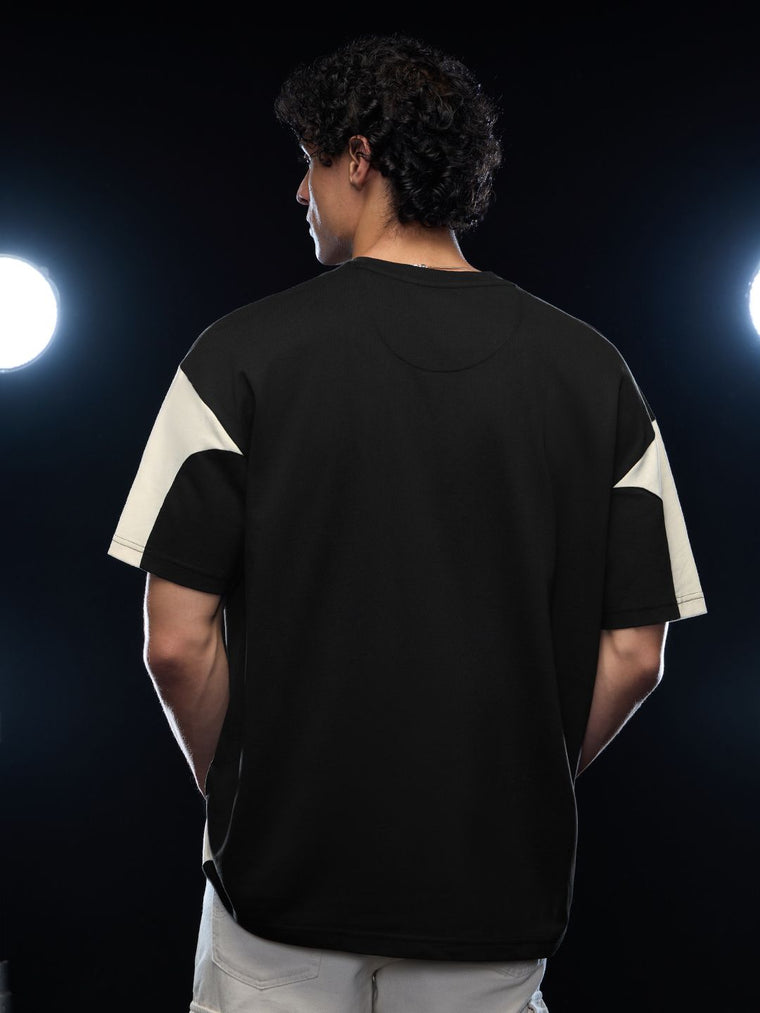 Colourblock T-shirt: Varsity League Oversized T-Shirts