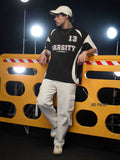 Colourblock T-shirt: Varsity League Oversized T-Shirts