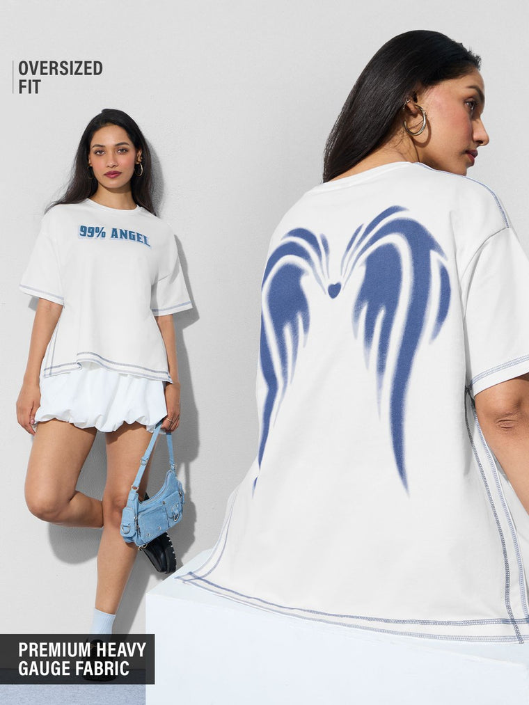 TSS Originals: 99% Angel Women Oversized T-Shirts