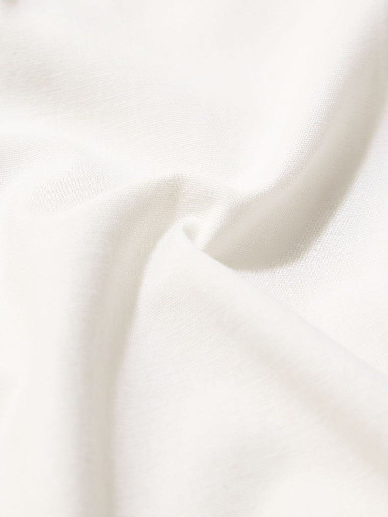 Cotton Linen Shirt: Ivory Women Relaxed Shirts