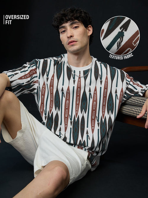 Textured: Canyon Thread Oversized T-Shirts