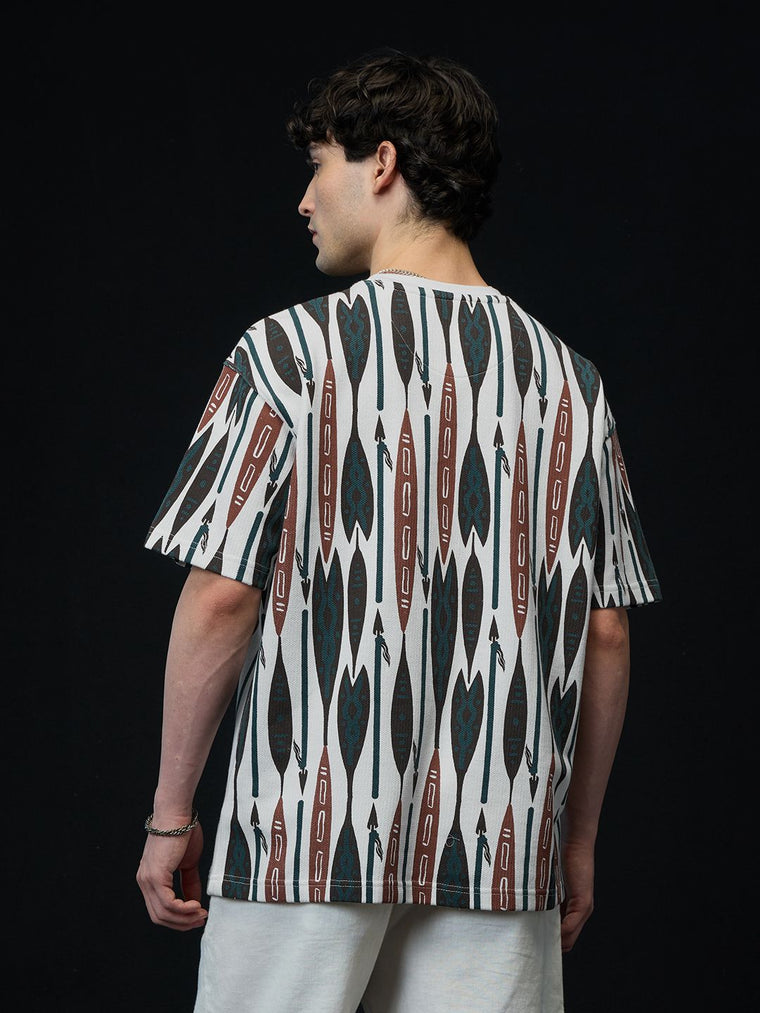 Textured: Canyon Thread Oversized T-Shirts