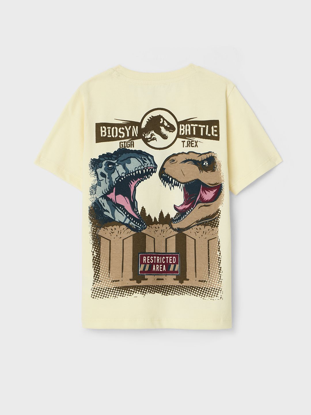 Jurassic Park: Biosyn Battle Boys Cotton T-Shirts (2-8 Yrs)