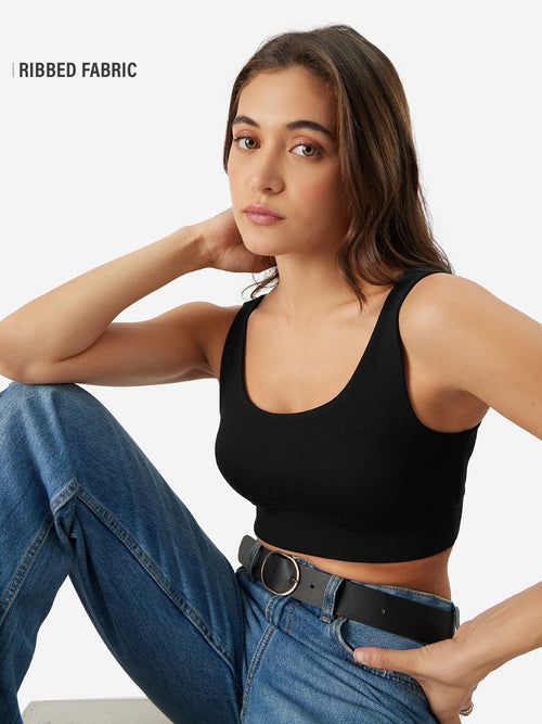 Black Bralette Top Women Bralette