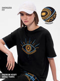 TSS Originals: Evil Eye Women Oversized T-Shirts