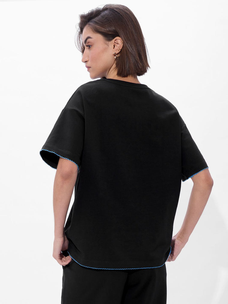 TSS Originals: Evil Eye Women Oversized T-Shirts