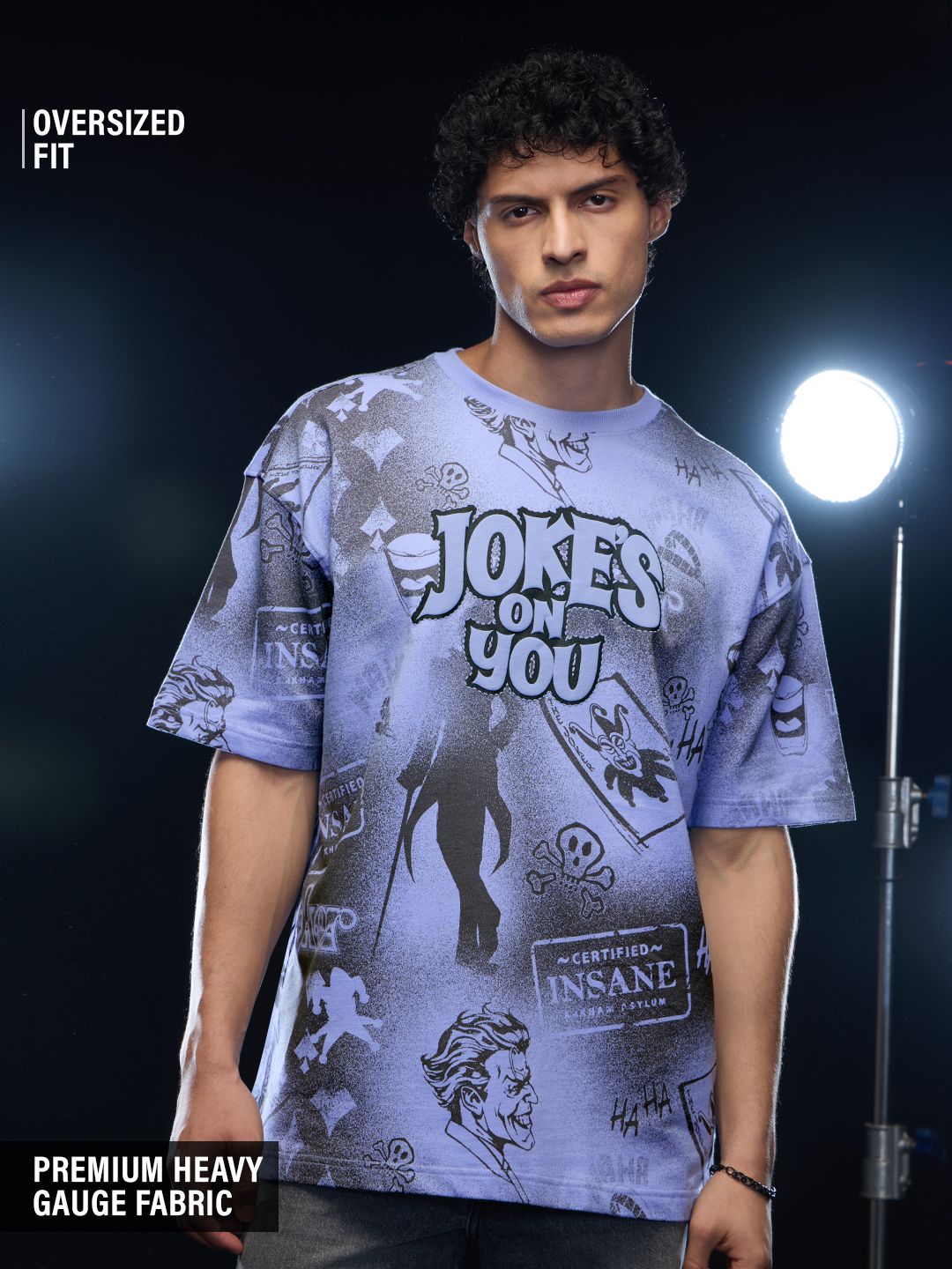 Joker: Jokes On You Oversized T-Shirts