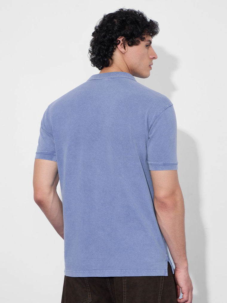 Vintage Wash: Persian Blue Classic Polos