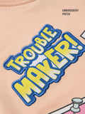Tom & Jerry: Trouble Maker Girls Cotton T-Shirts (2-8 Yrs)