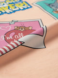 Tom & Jerry: Trouble Maker Girls Cotton T-Shirts (2-8 Yrs)
