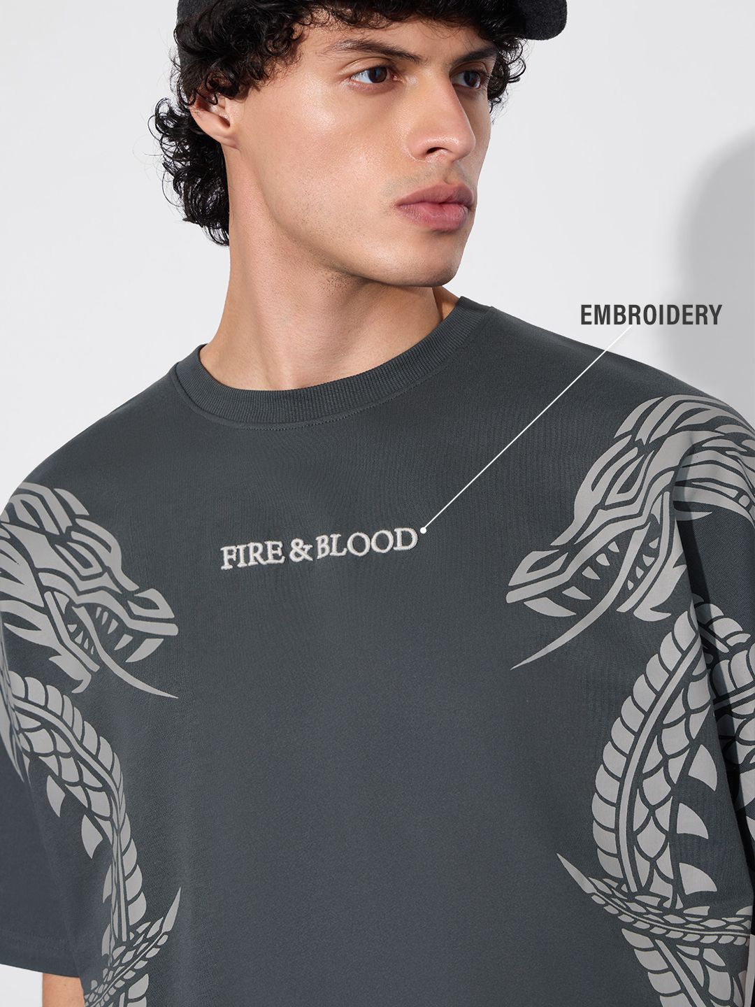 House Of The Dragon: Fire & Blood Oversized T-Shirts