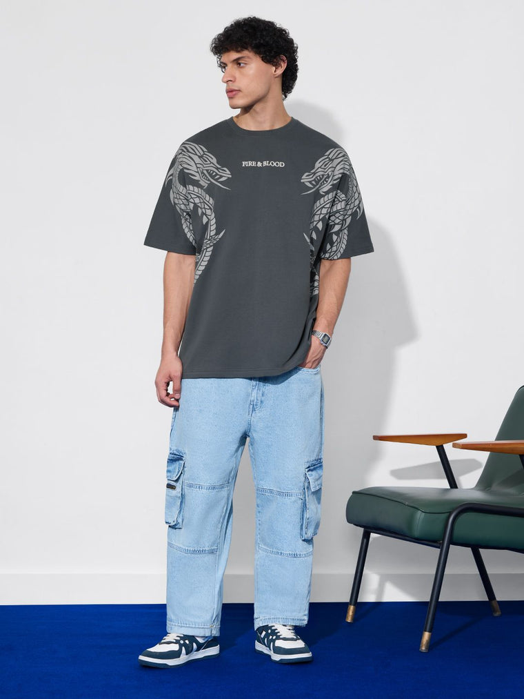 House Of The Dragon: Fire & Blood Oversized T-Shirts