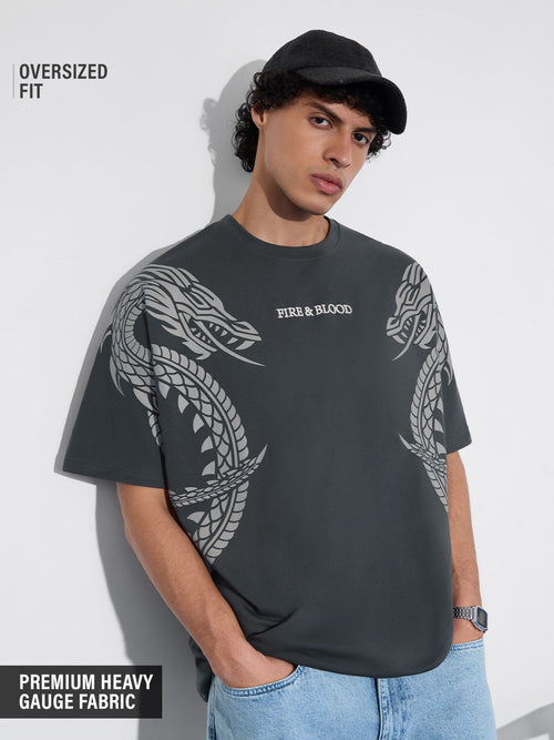 House Of The Dragon: Fire & Blood Oversized T-Shirts
