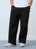 Parachute Pants: Fossil Grey Men Parachute Pants