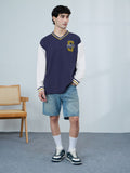 Varsity: Blue League Oversized Full Sleeve T-Shirts