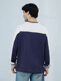 Varsity: Blue League Oversized Full Sleeve T-Shirts