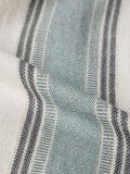 Cotton Linen Stripes: Jade Haze Cotton Linen Shirts