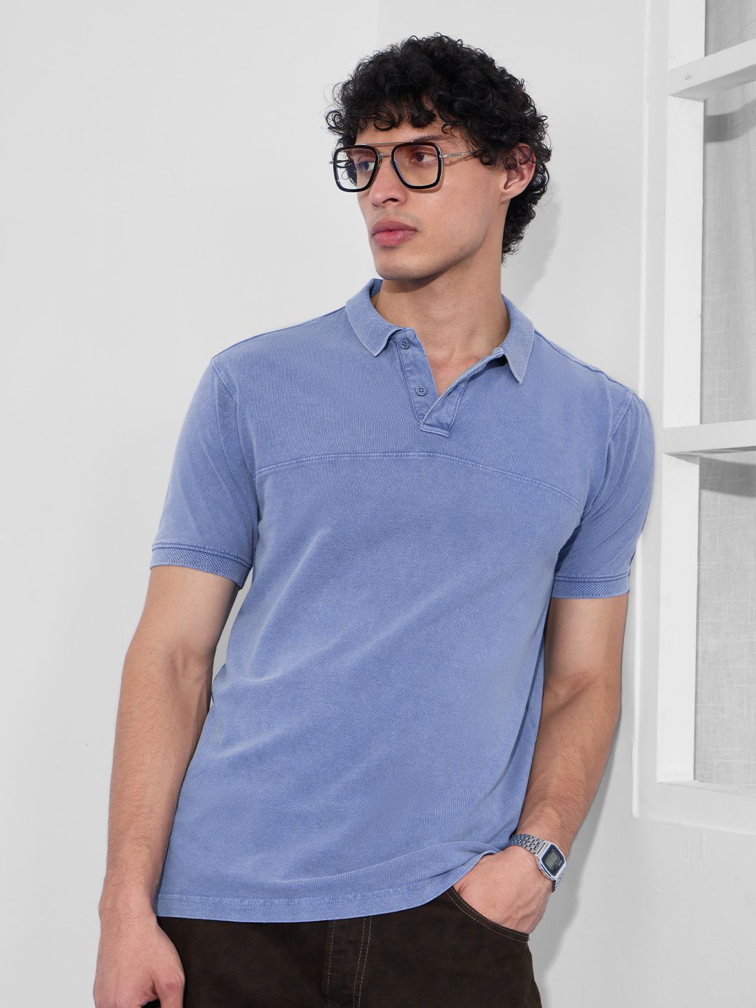 Vintage Wash: Persian Blue Classic Polos