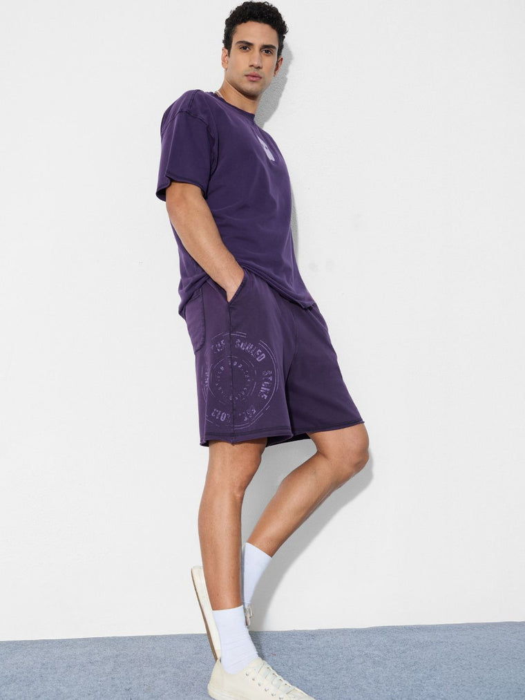 TSS Originals: Purple Ink Men Bermuda Shorts