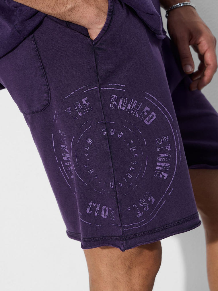 TSS Originals: Purple Ink Men Bermuda Shorts