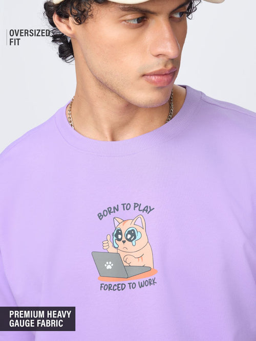 Oversized T-Shirt: Born To Play Oversized T-Shirts