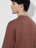 Varsity: Rust Super Oversized T-Shirts