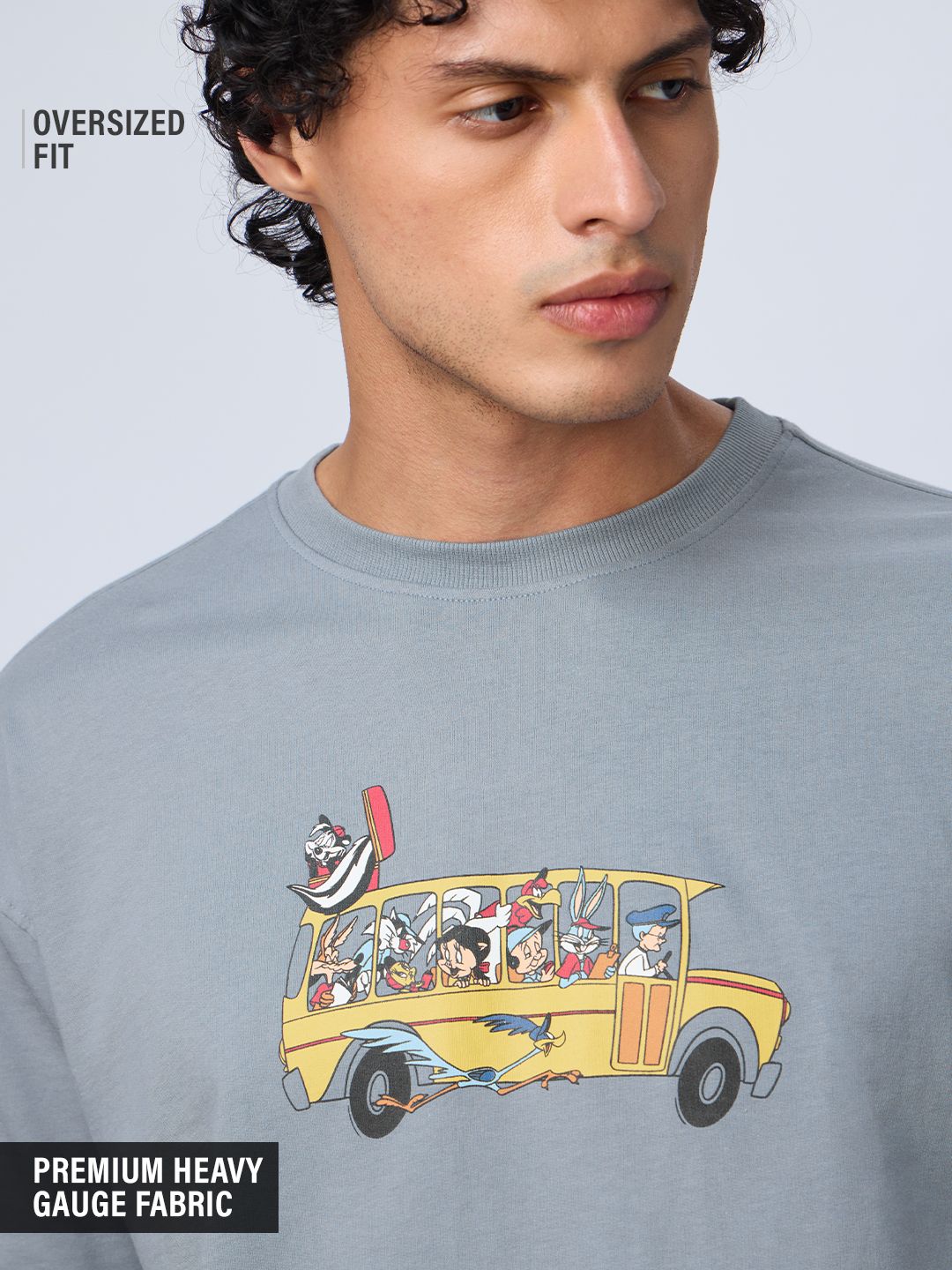 Looney Tunes: The Ride Oversized T-Shirts