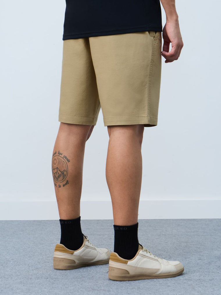 Chino Shorts: Camel Chino Shorts