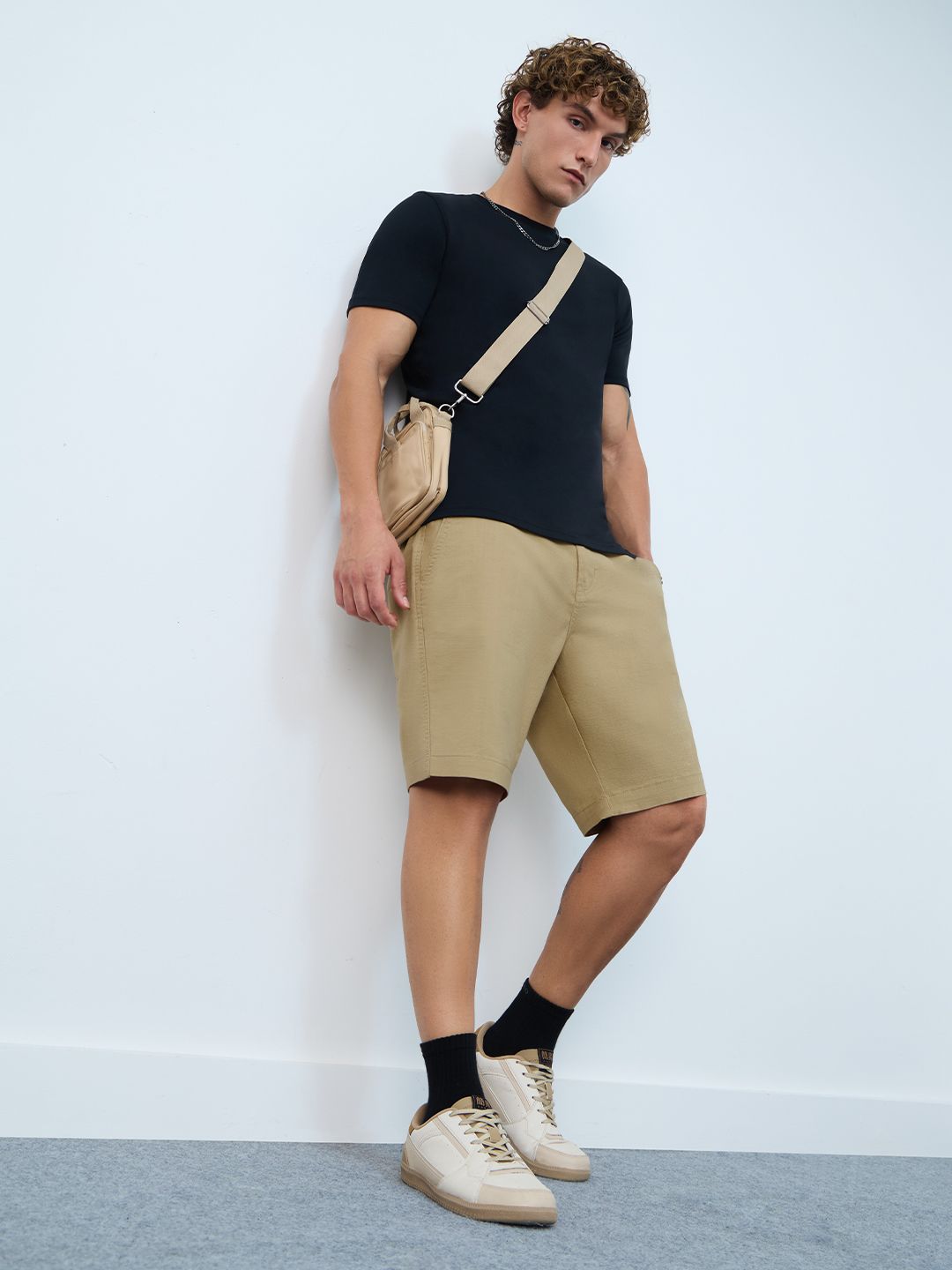 Chino Shorts: Camel Chino Shorts