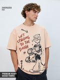 Popeye: Lift Strong Oversized T-Shirts