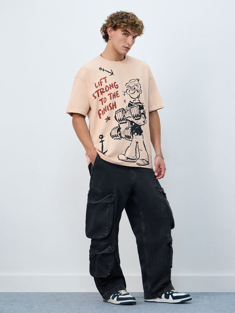 Popeye: Lift Strong Oversized T-Shirts