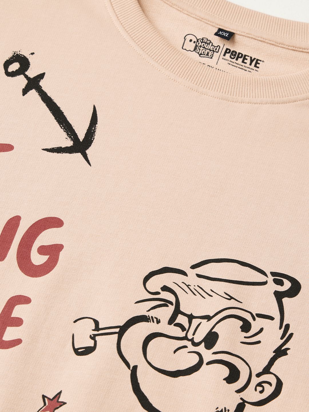 Popeye: Lift Strong Oversized T-Shirts