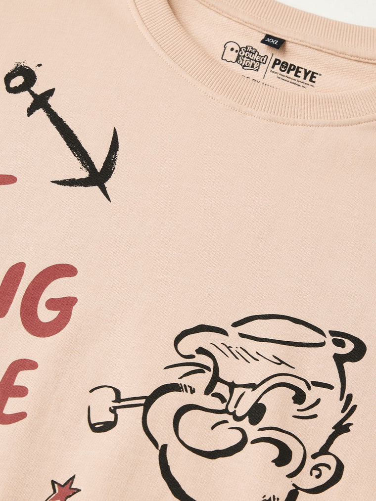 Popeye: Lift Strong Oversized T-Shirts