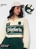 Harry Potter: Slytherin Prefect Women Cropped Rugby Polos