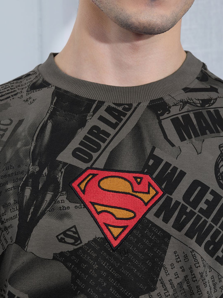 Superman: In The News Oversized T-Shirts