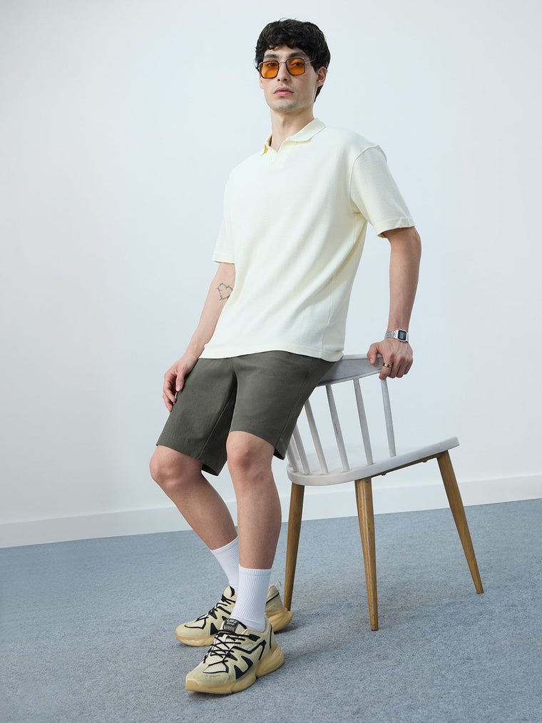 Chino Shorts: Slate Green Chino Shorts