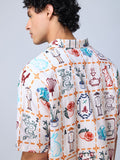 Ombre: Mahjong Tiles Oversized Shirts