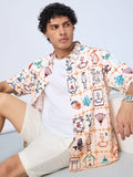 Ombre: Mahjong Tiles Oversized Shirts