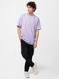 Solids: Light Lavender Oversized T-Shirts