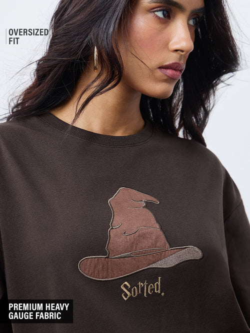 Harry Potter: Sorted Women Oversized T-Shirts