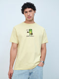 Relaxed T-Shirt: Monday Frog Men Relaxed Fit T-Shirts