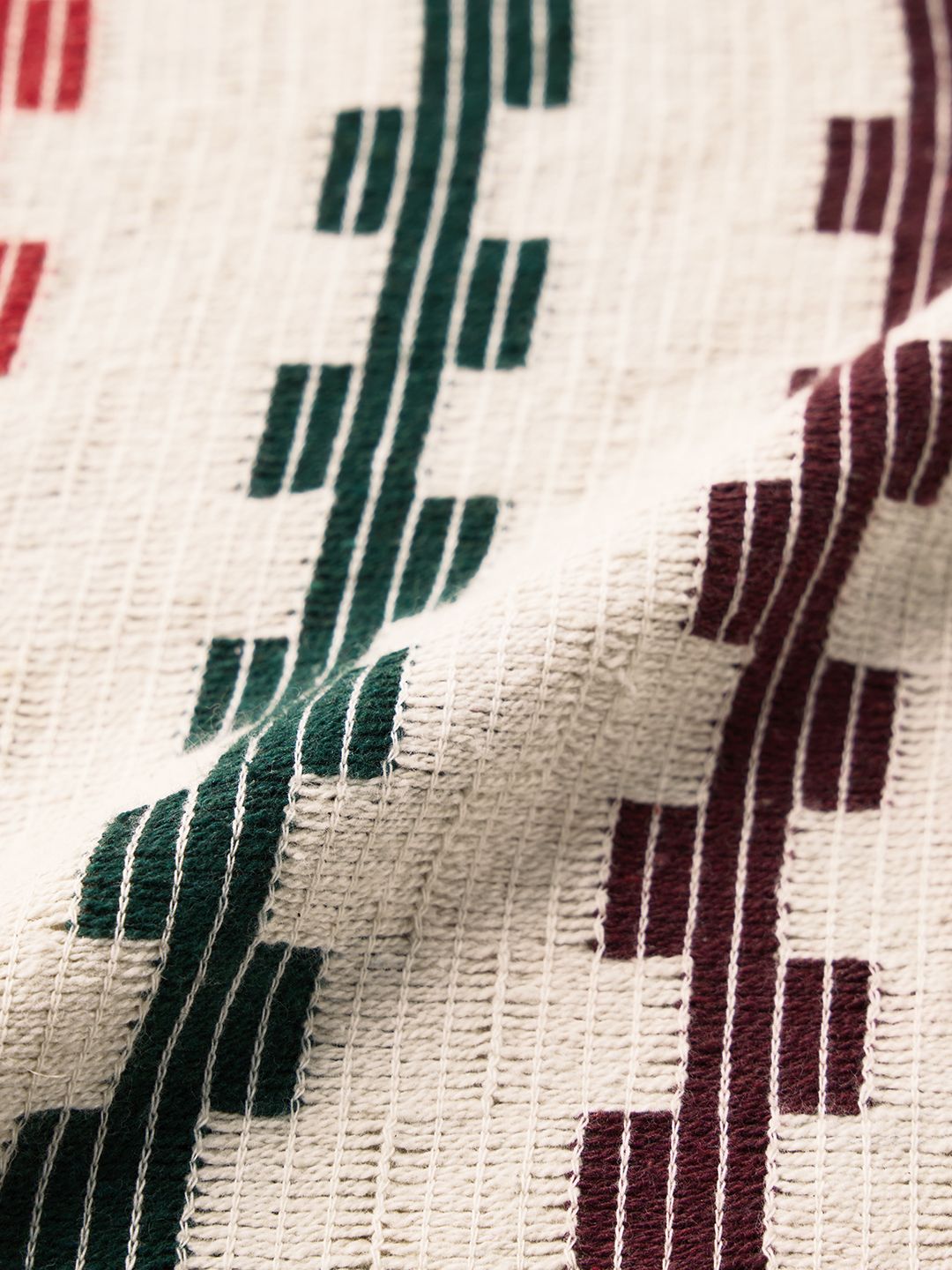 Open-Knit Shirt: Tropical Stripes Men Textured Shirts