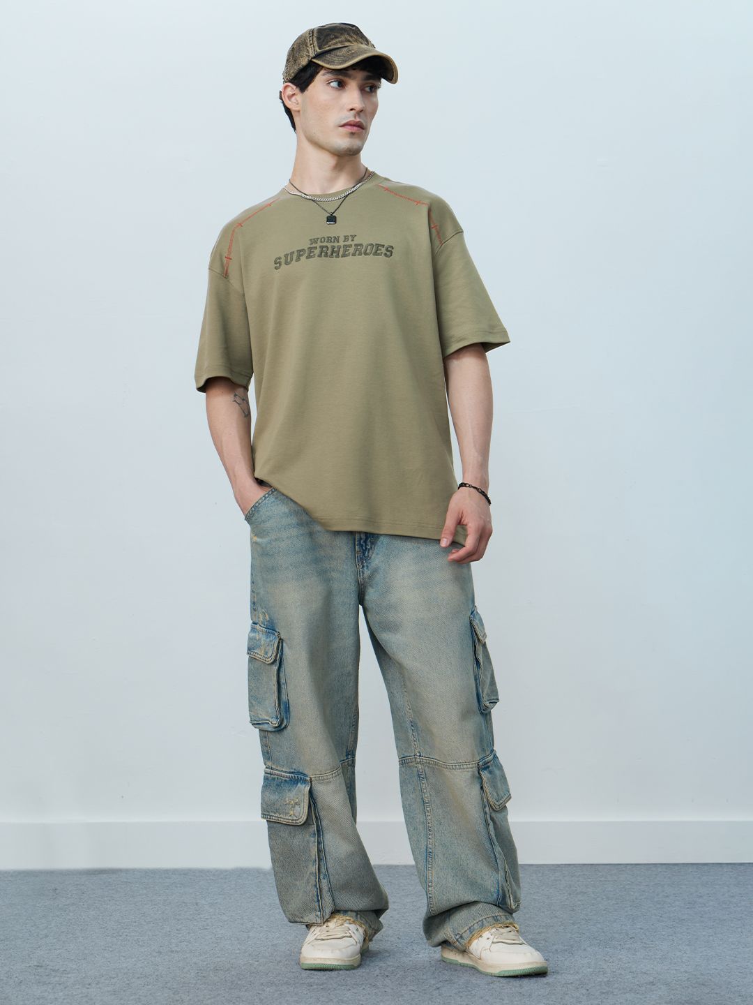 TSS Originals: Urban Olive Oversized T-Shirts
