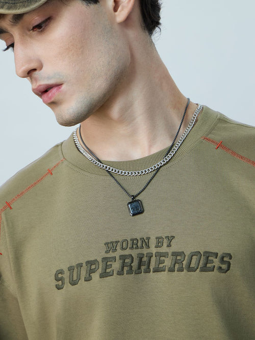 TSS Originals: Urban Olive Oversized T-Shirts