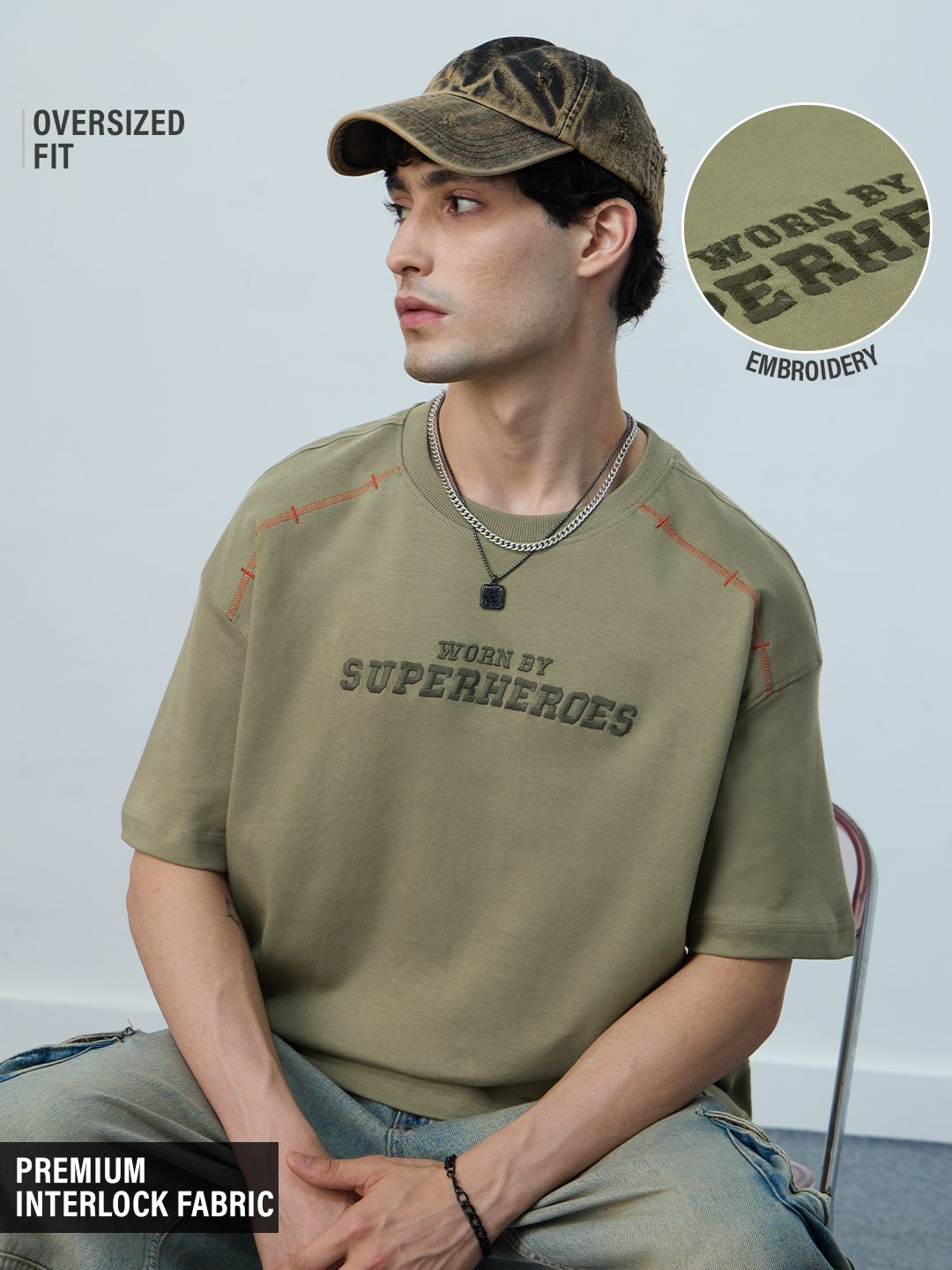 TSS Originals: Urban Olive Oversized T-Shirts