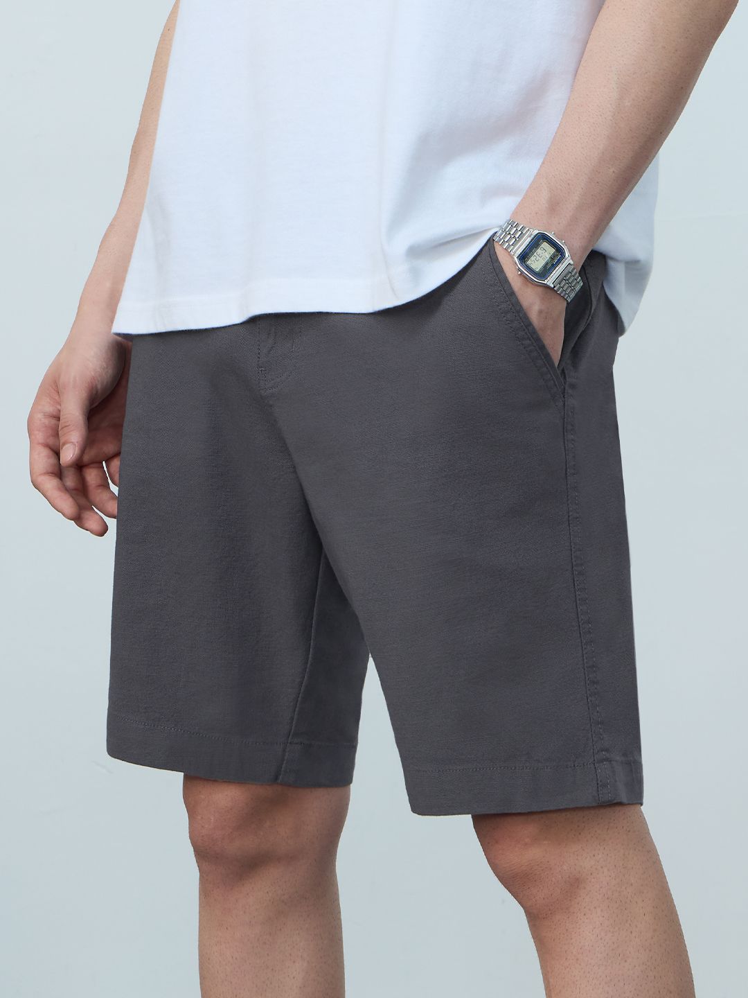 Chino Shorts: Storm Grey Chino Shorts