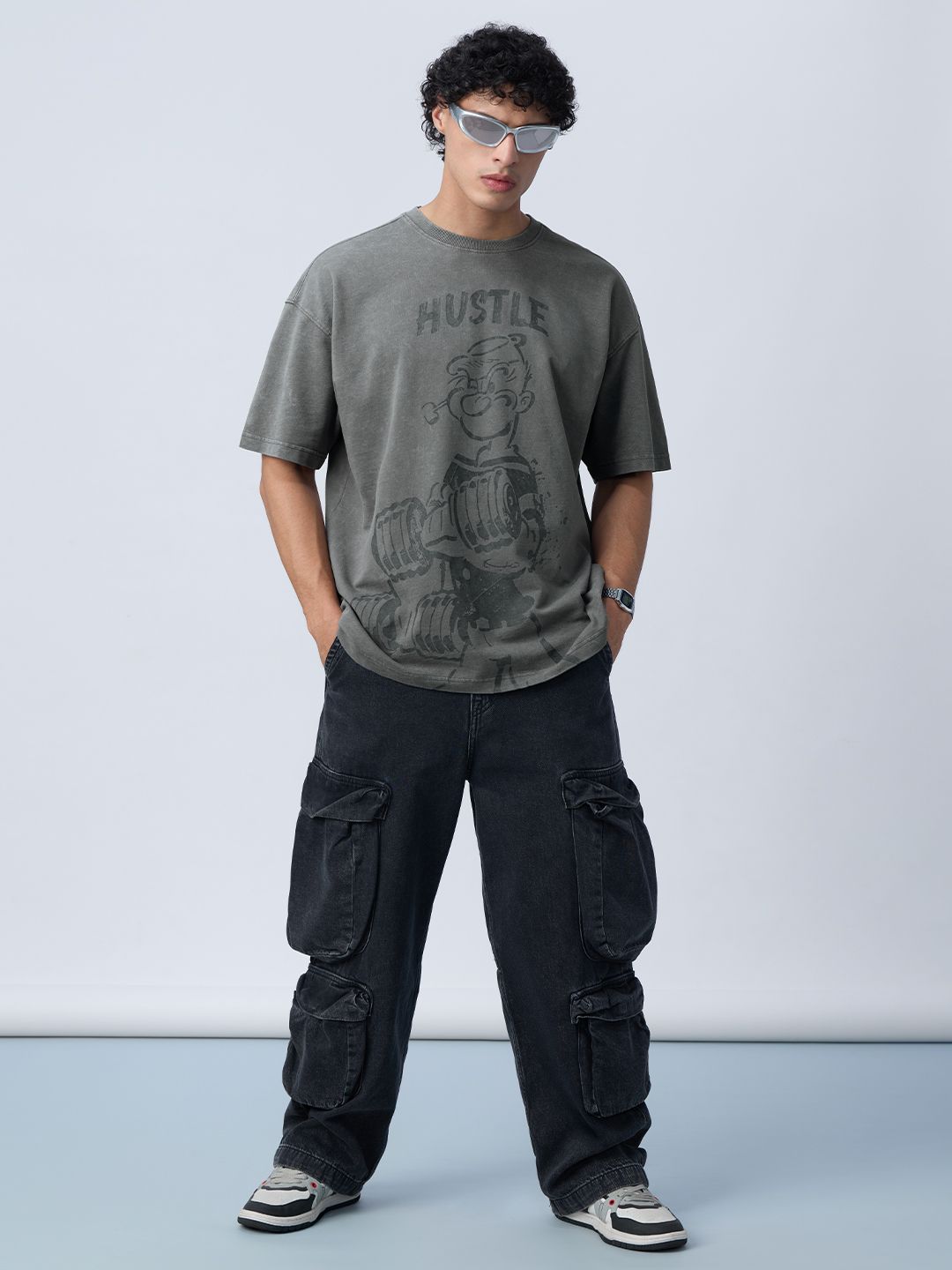 Popeye: Hustle Oversized T-Shirts