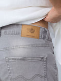 Denim Shorts: Gunmetal Men Denim Shorts