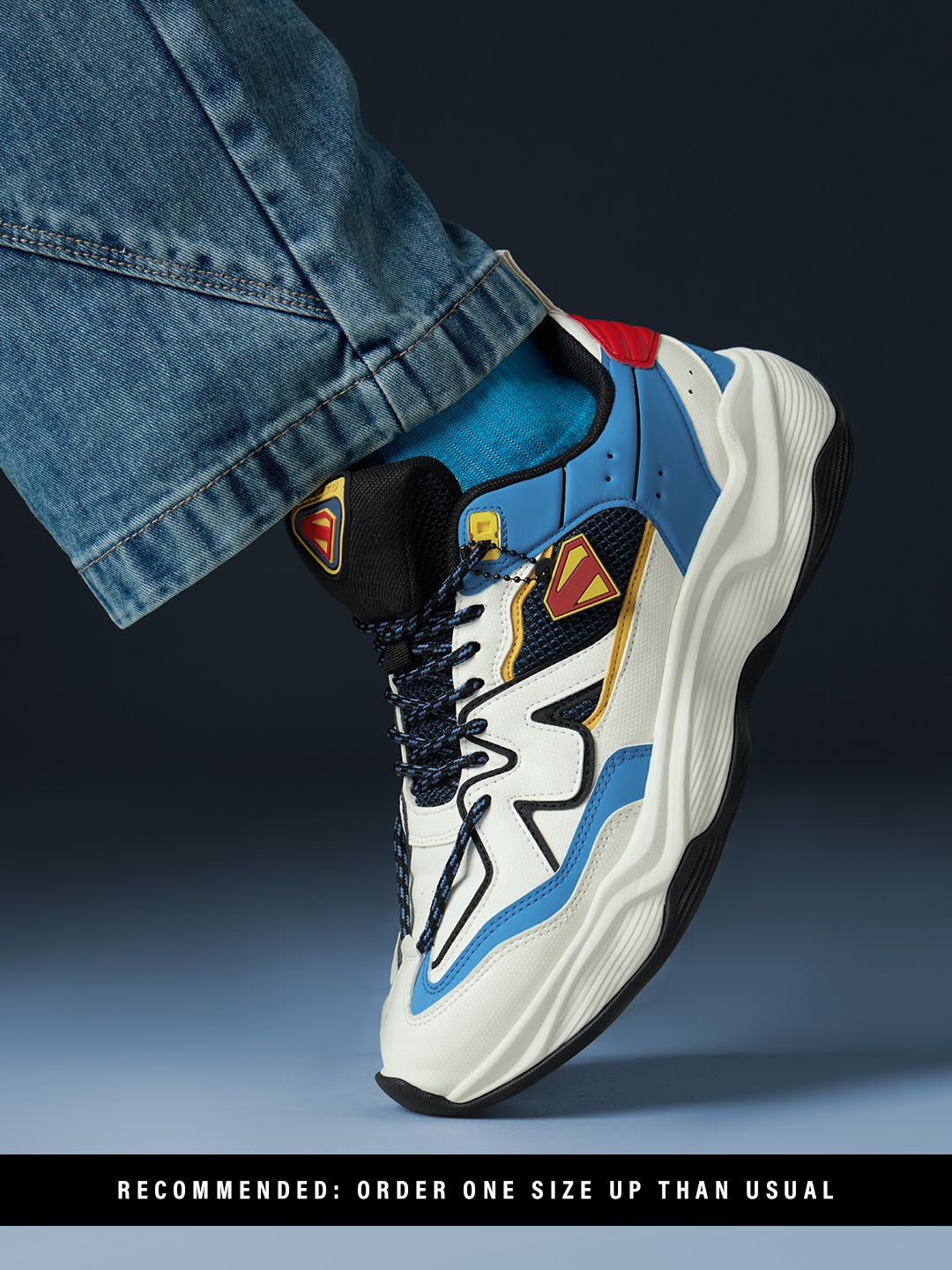 Superman: Son of Krypton Men Low Top Sneakers