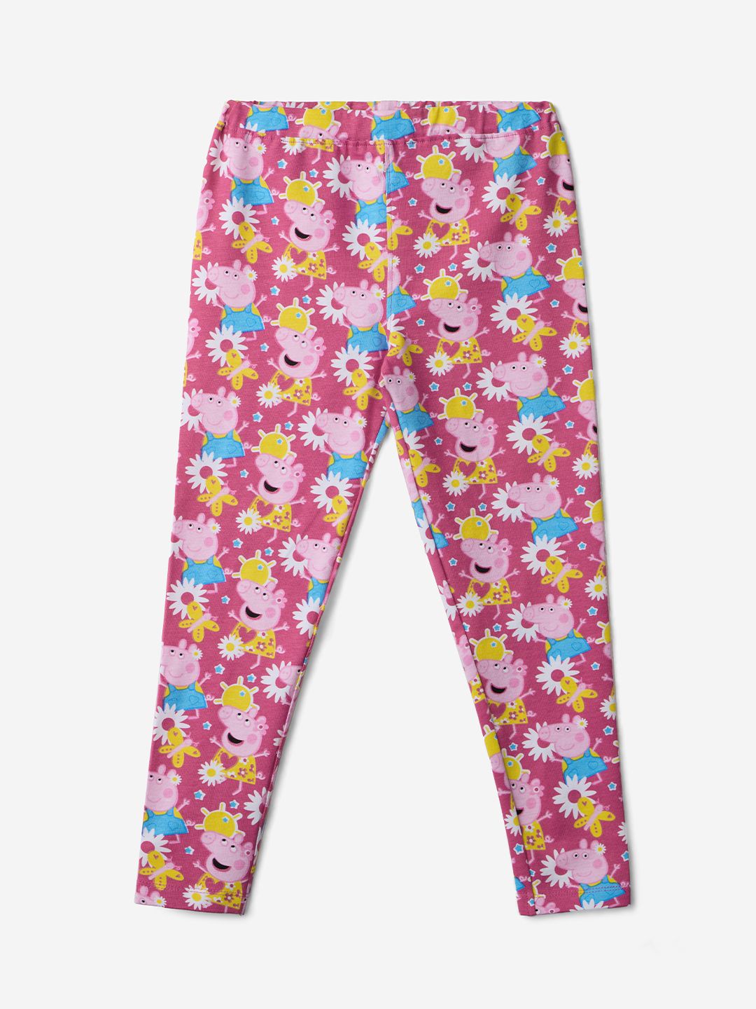 Peppa Pig: Pinky Pig Girls Cotton Leggings (2-8 Yrs)